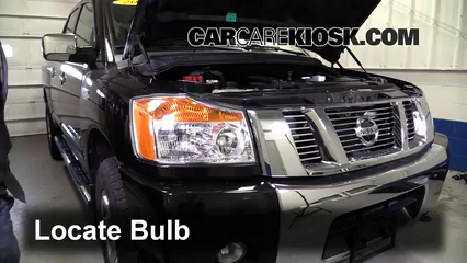 2013 Nissan Titan SV 5.6L V8 Crew Cab Pickup Lights Daytime Running Light (replace bulb)